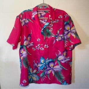 Vintage Royal creations Hawaiian top size large